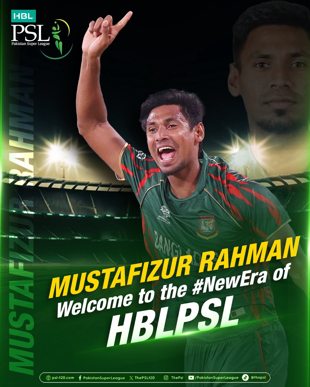 Mustafizur Rahman Joins PSL 11 