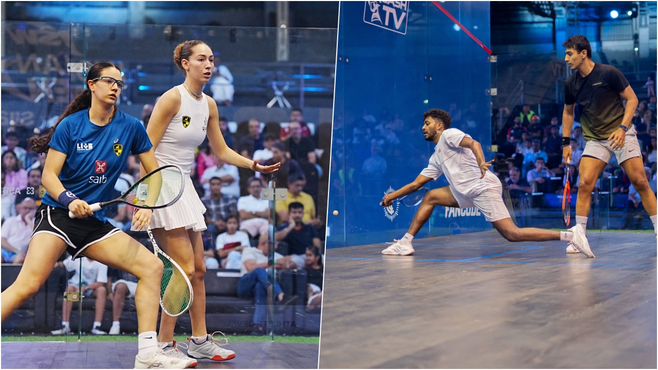 Hana Moataz And Abhay Singh JSW Indian Open