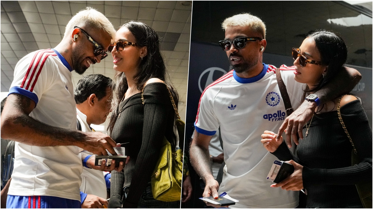 Hardik Pandya And Mahieka Sharma Airport