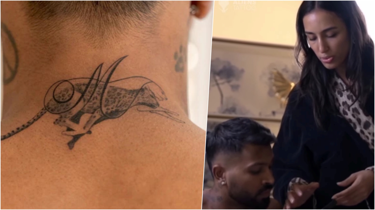 Hardik Pandya And Mahieka Sharma Tatto