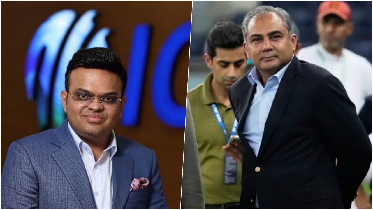 ICC Jay Shah Mohsin Naqvi