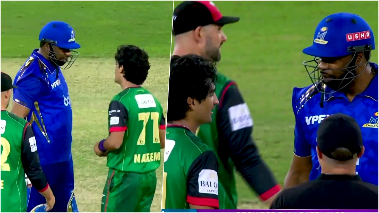 ILT20 Final Pollard And Naseem Shaha