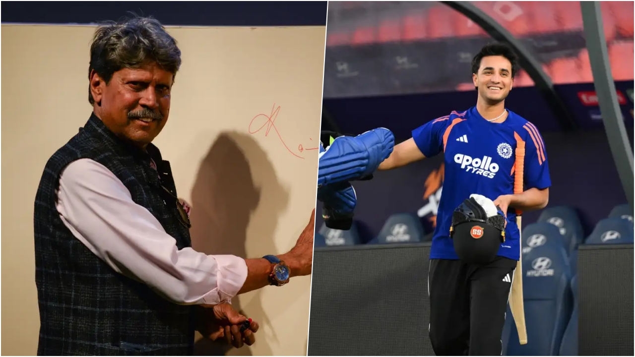 IND Vs NZ Abhishek Sharma And Kapil Dev