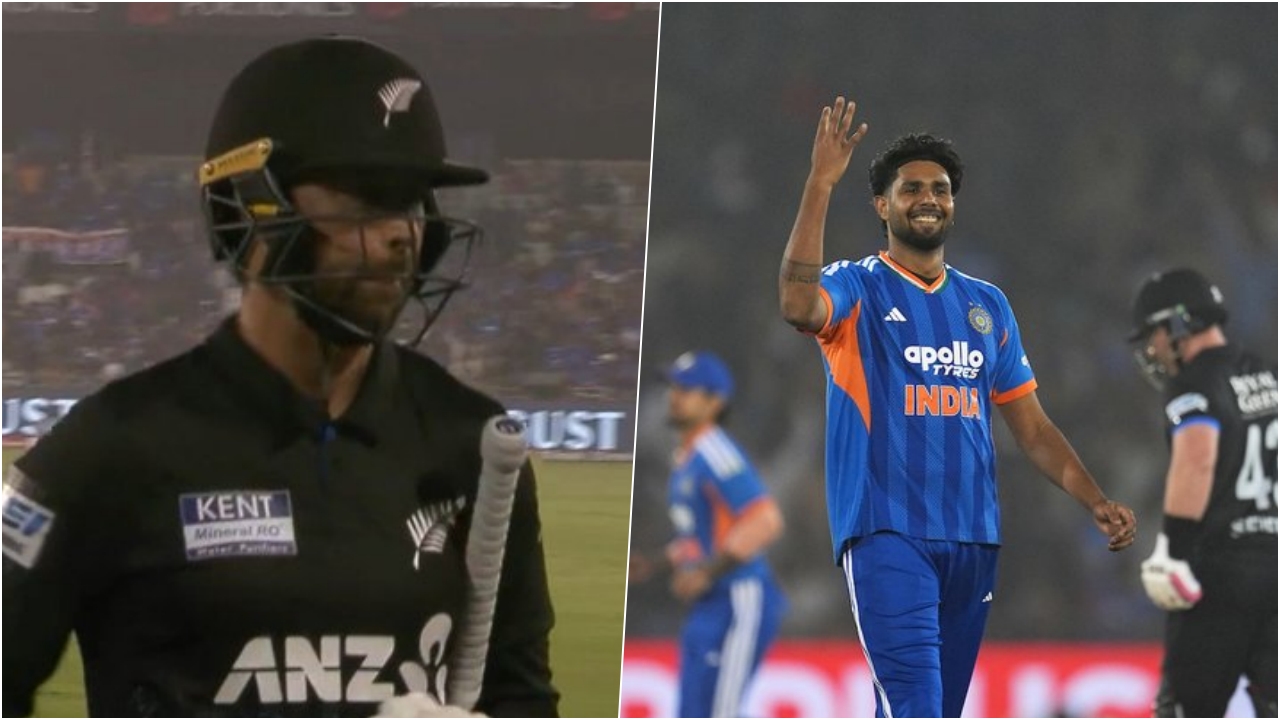 IND Vs NZ Harshit Rana And Devon Conway