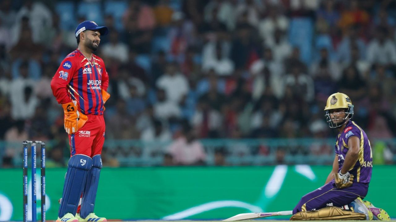 LSG Vs KKR Angkrish Raghuvanshi Wicket