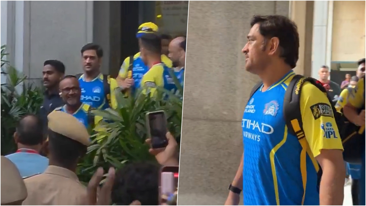 MS Dhoni In Chepauk Today
