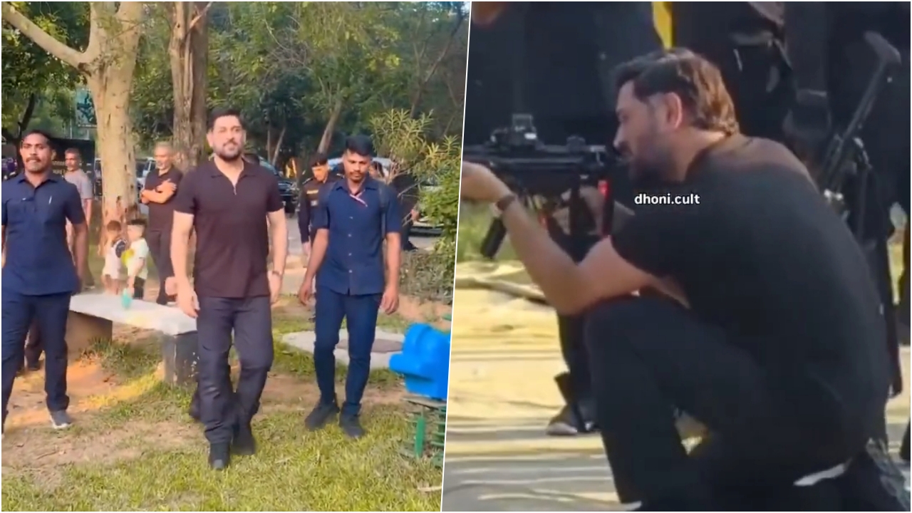 MS Dhoni Shooting Practise With NSG