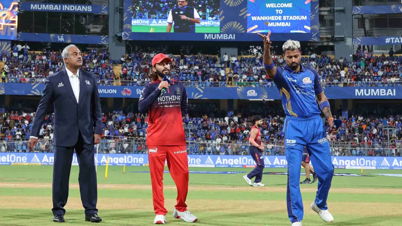 RCB Vs MI Toss Update