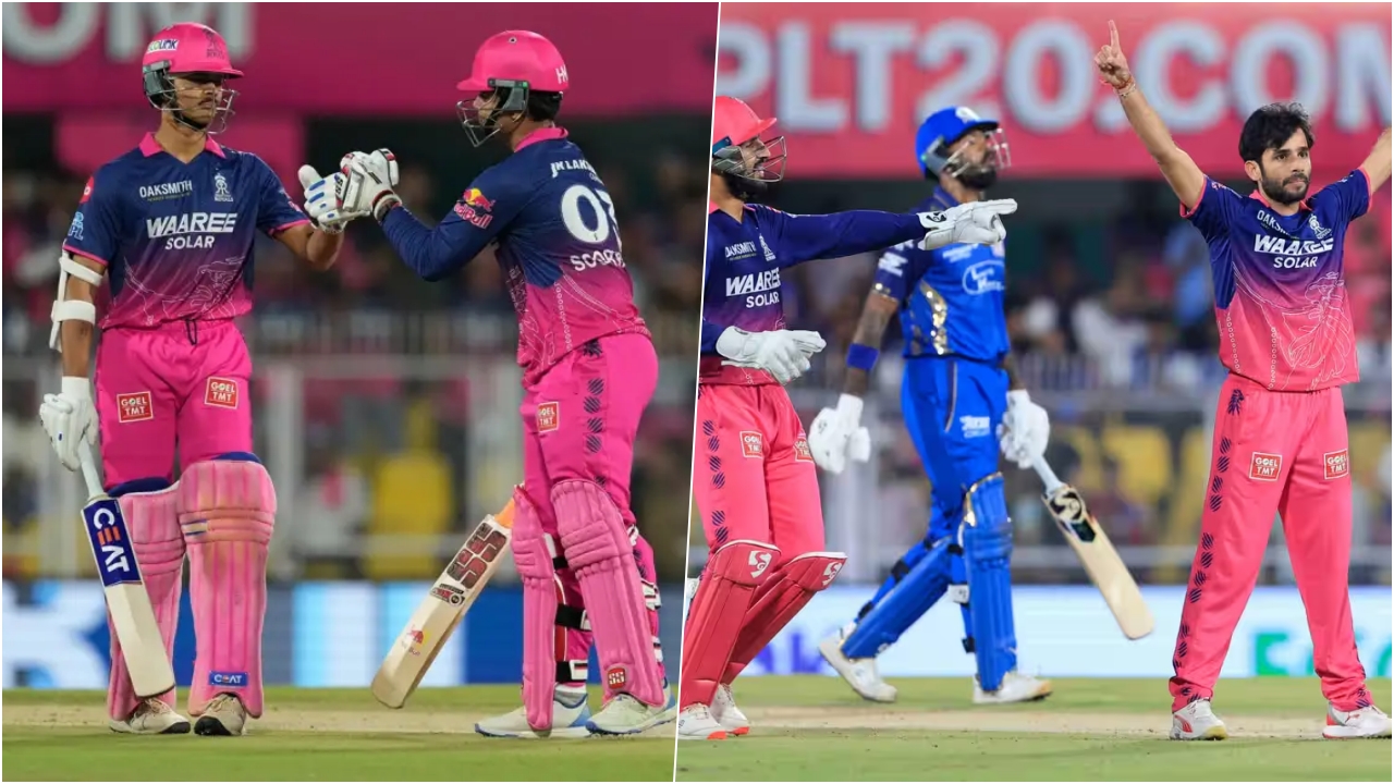 RR Vs MI Match Report