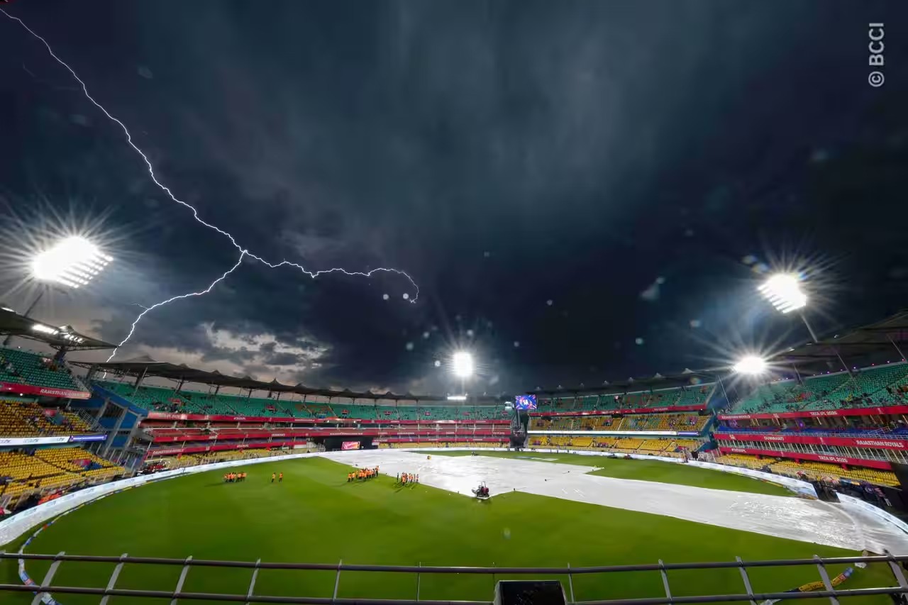 RR vs RCB Weather Report
