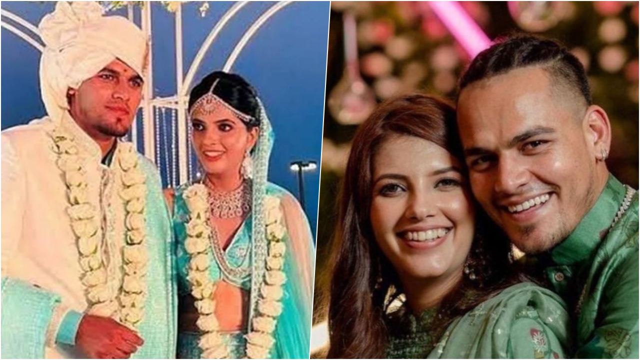 Rahul Chahar And Wife Ishani
