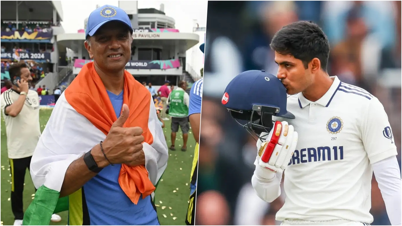 Rahul Dravid And Shubman Gill