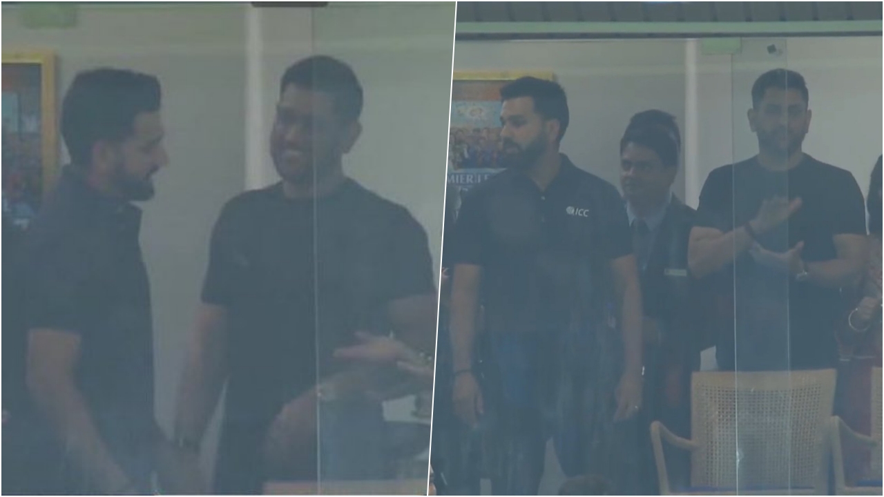 Rohit Sharma And MS Dhoni During IND Vs ENG