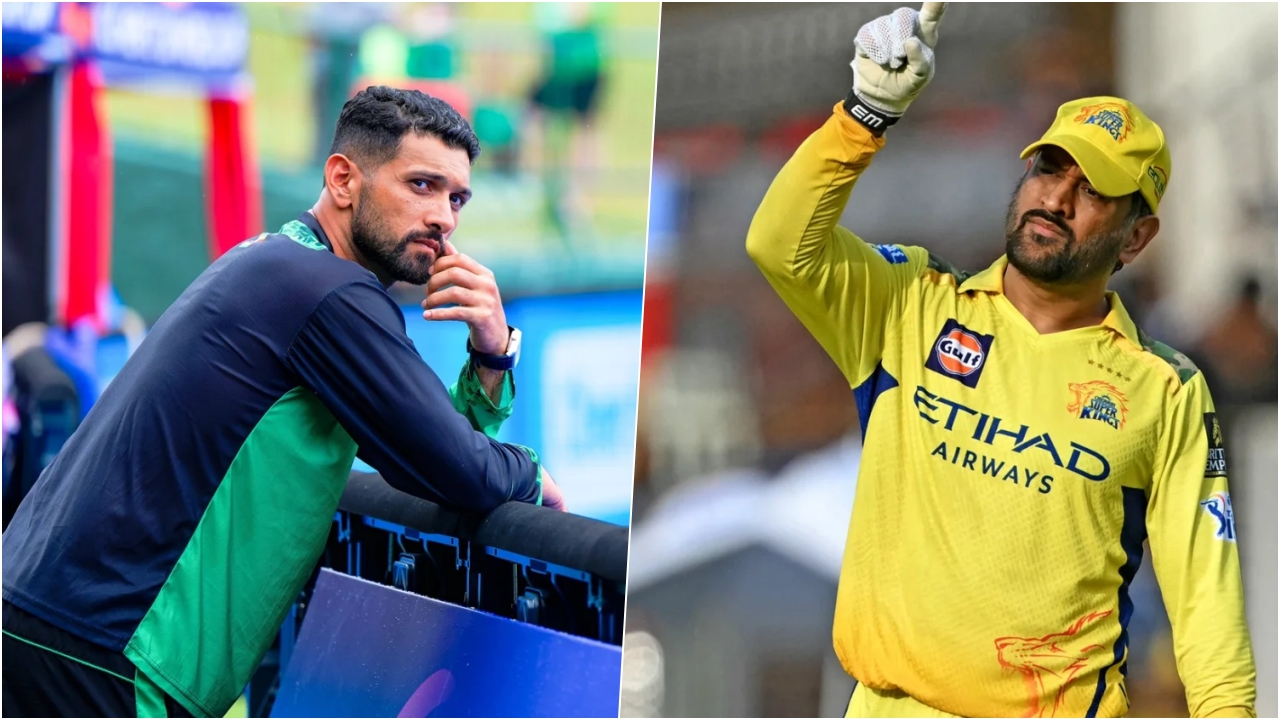 SIkandar Raza And MS Dhoni IND Vs ZIM