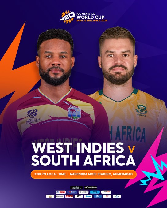 SA vs WI
