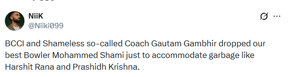 Social Media reaction on ignorance of Mohammed Shami from IND vs NZ ODI series India Squad