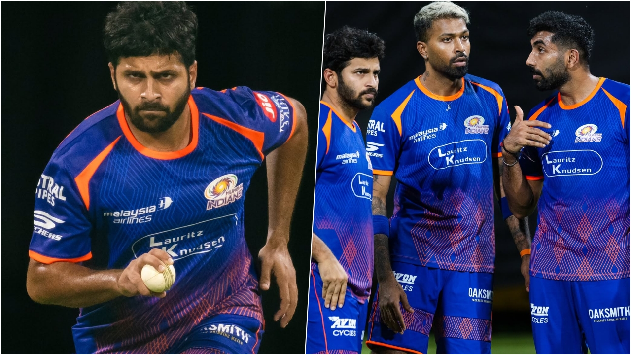 Shardul Thakur During MI Vs SRH IPL 2026