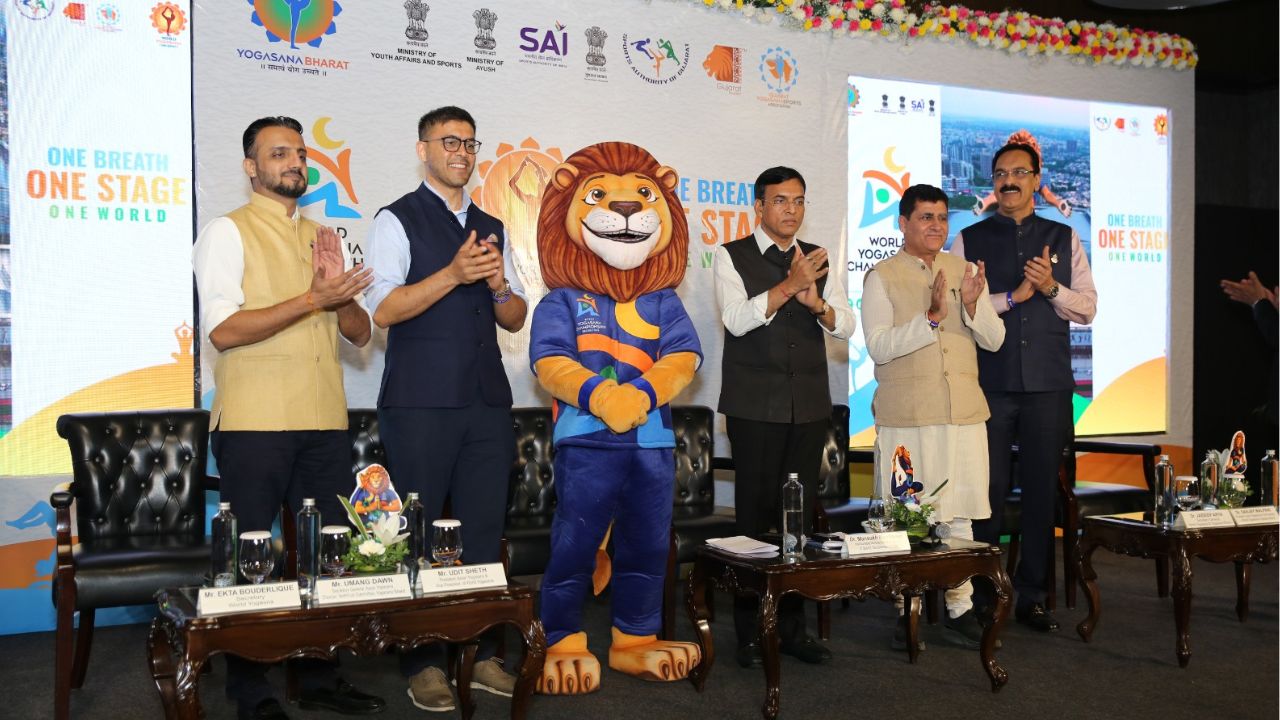 Union Minister Dr. Mansukh Mandaviya unveiled the first World Yogasana Championship 2026 in India