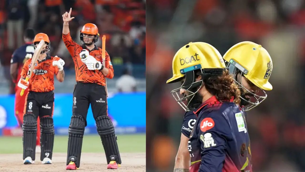 SRH vs RCB Sunrisers Hyderabad beat Royal Challengers Bengaluru by 55 runs