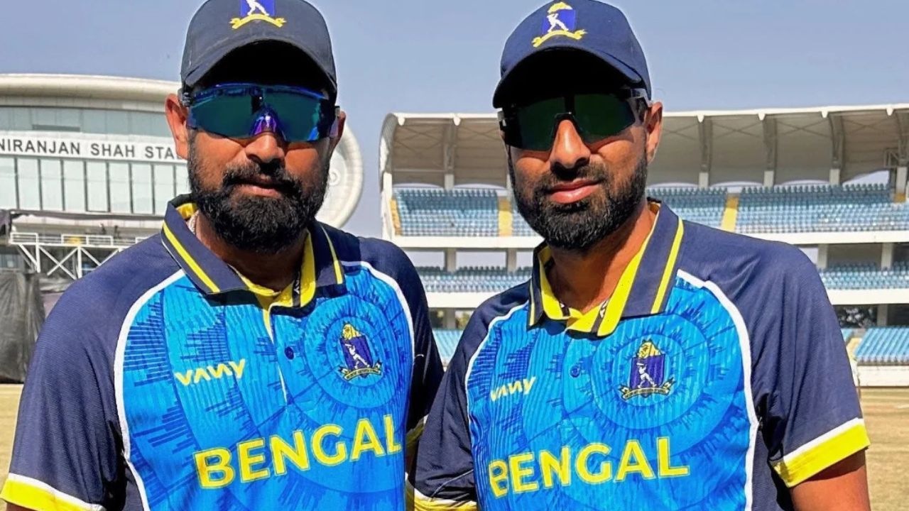 Mohammed Shami and his younger brother Mohammed Kaif Mohammed Shami and his younger brother Mohammed Kaif