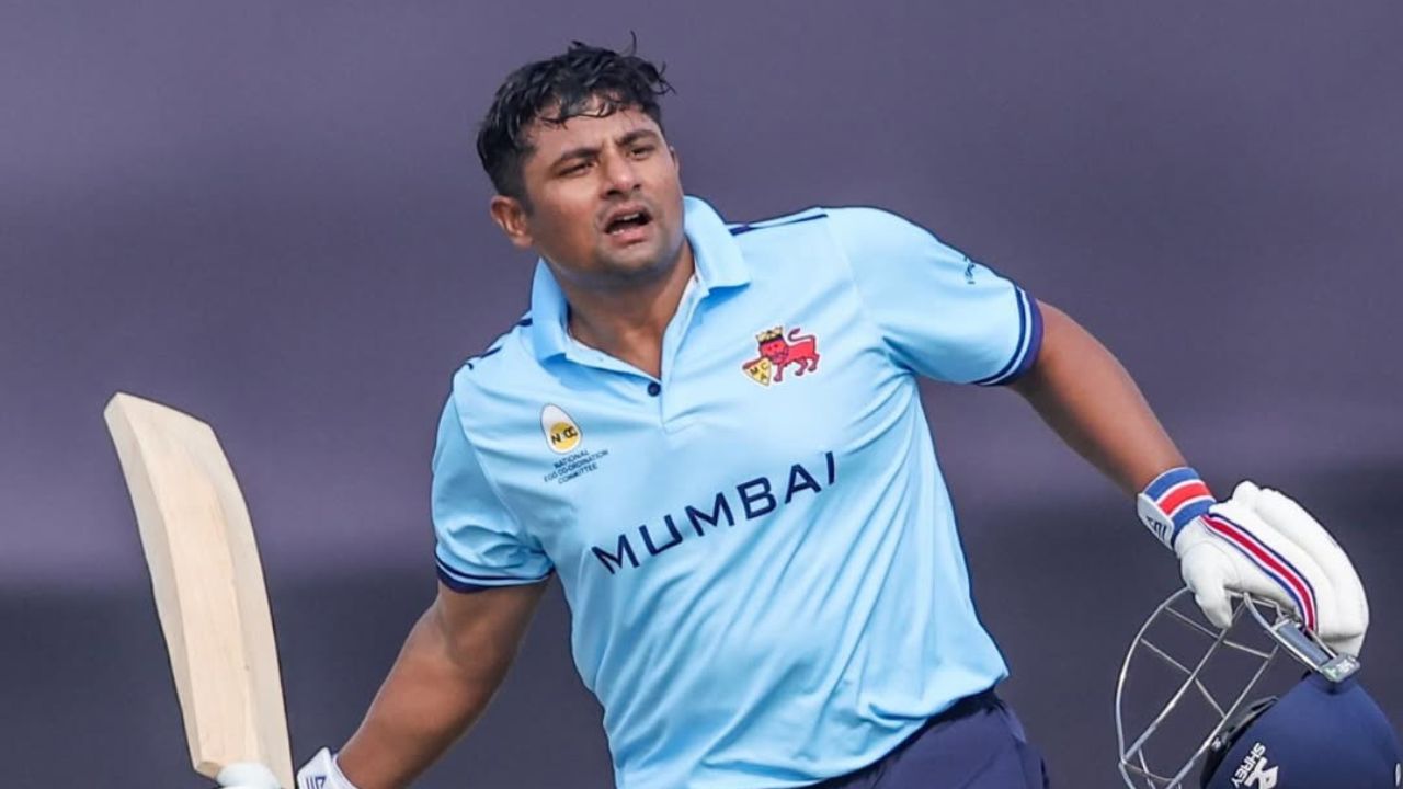 Sarfaraz Khan create history in List A cricket during Vijay Hazare Trophy Mumbai vs Punjab match