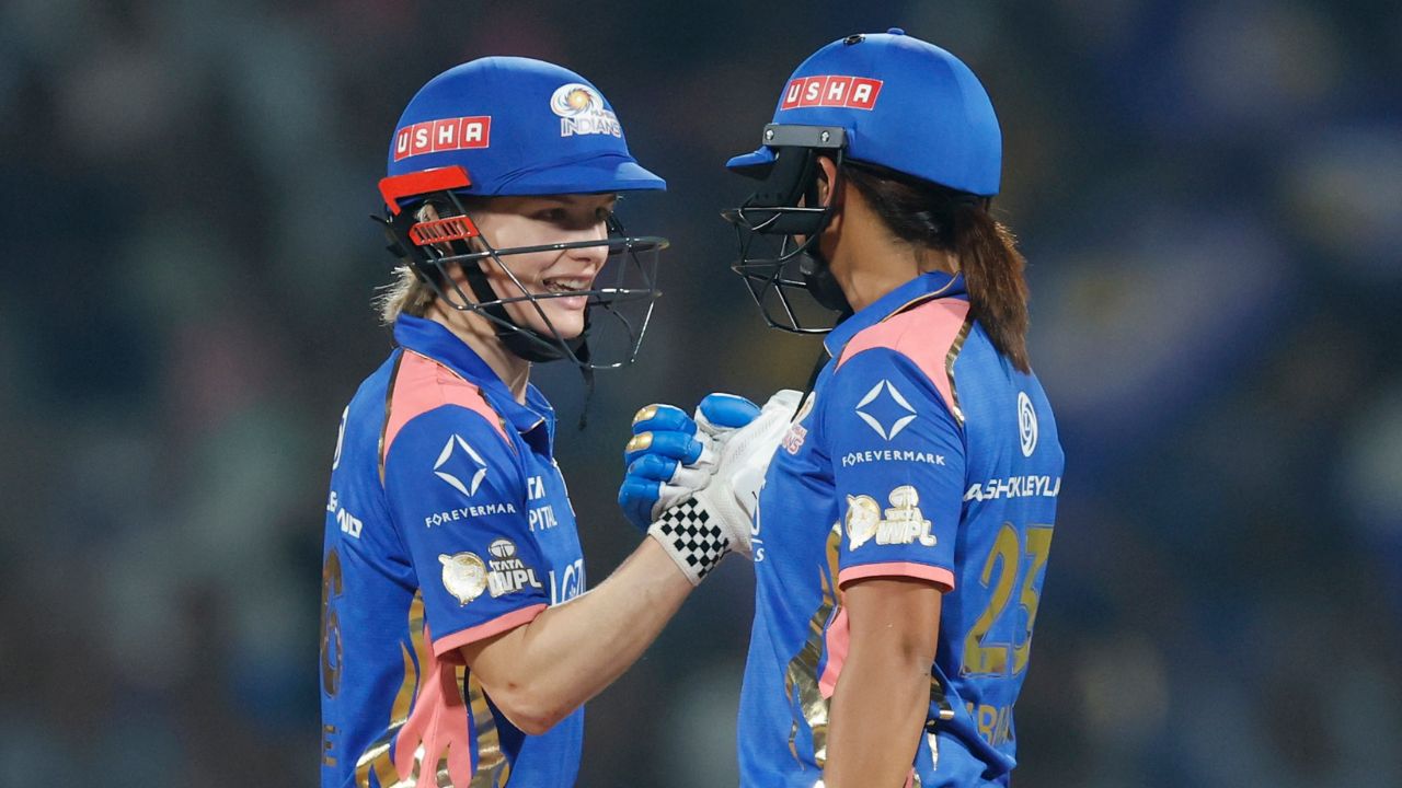 WPL 2026 MI vs GG Highlights, Mumbai Indians Women won by 7 wkts with the help of Harmanpreet Kaur