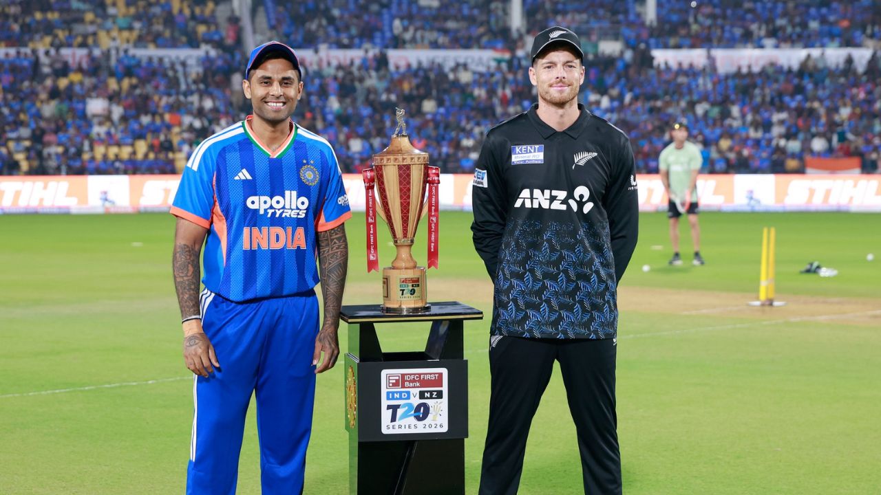 Where to Watch IND vs NZ 5th T20I live on TV, mobile and laptop