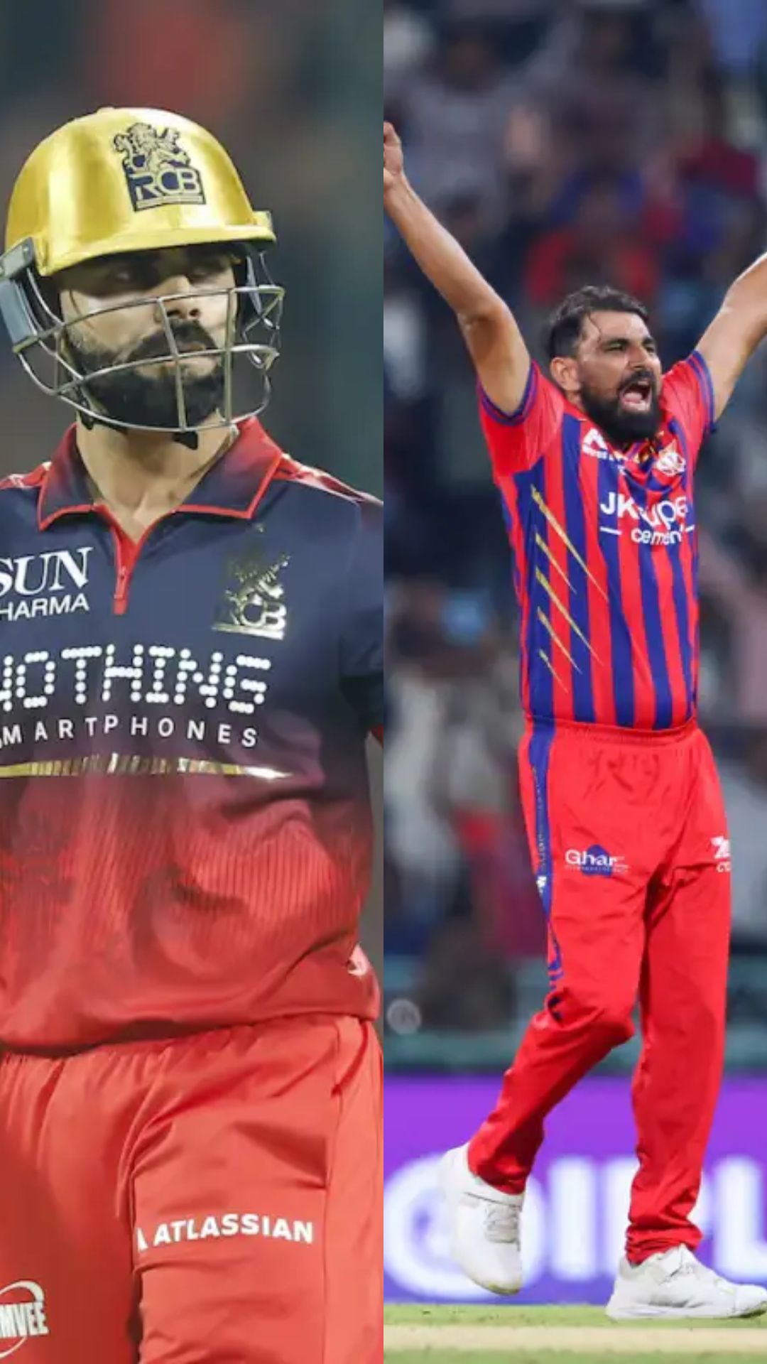 RCB vs LSG Head-to head record