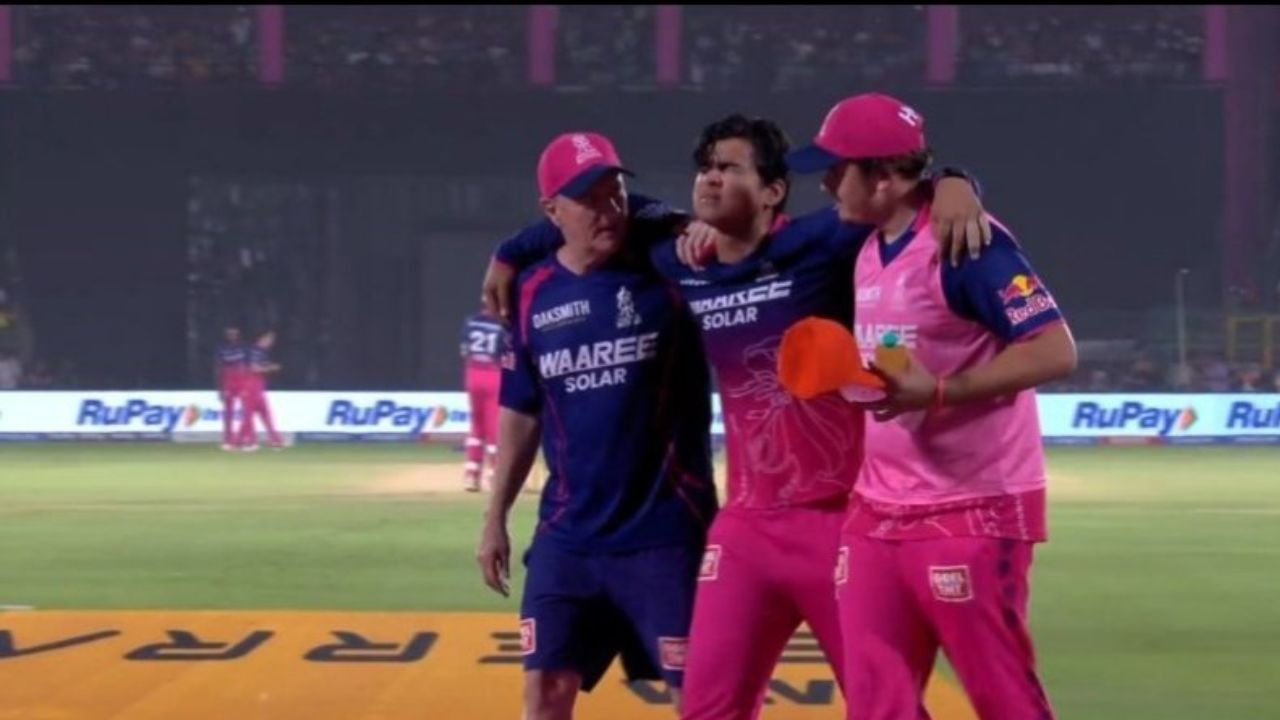 Vaibhav Sooryavanshi Injury RR Vs SRH