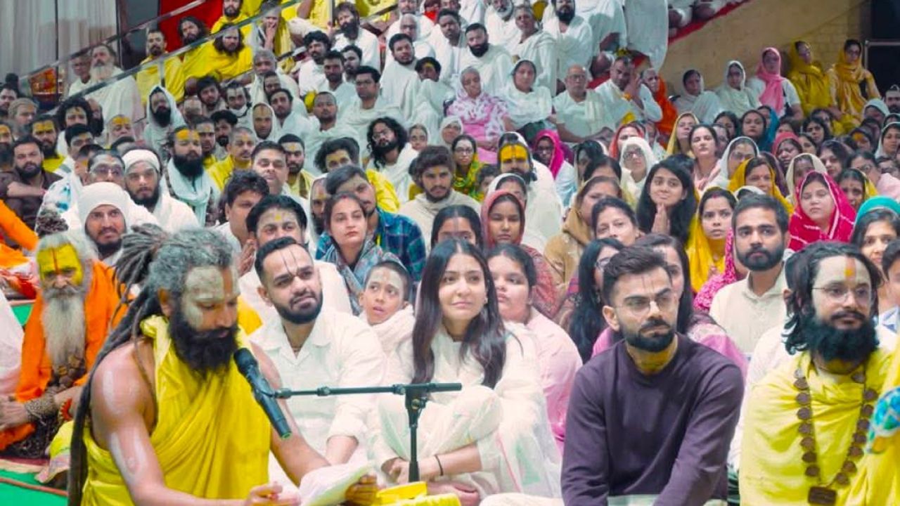 Virat Kohli Anushka Sharma Vrindavan