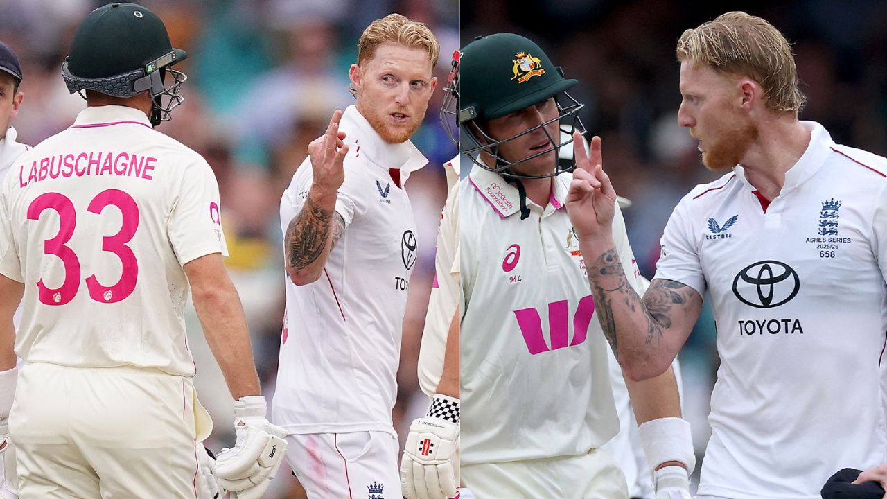Ben Stokes-Marnus Labuschagne heated argument