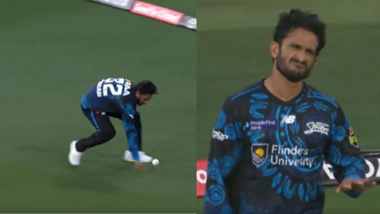 Pakistani Player Hasan Ali misfielding video in BBL goes viral on social media