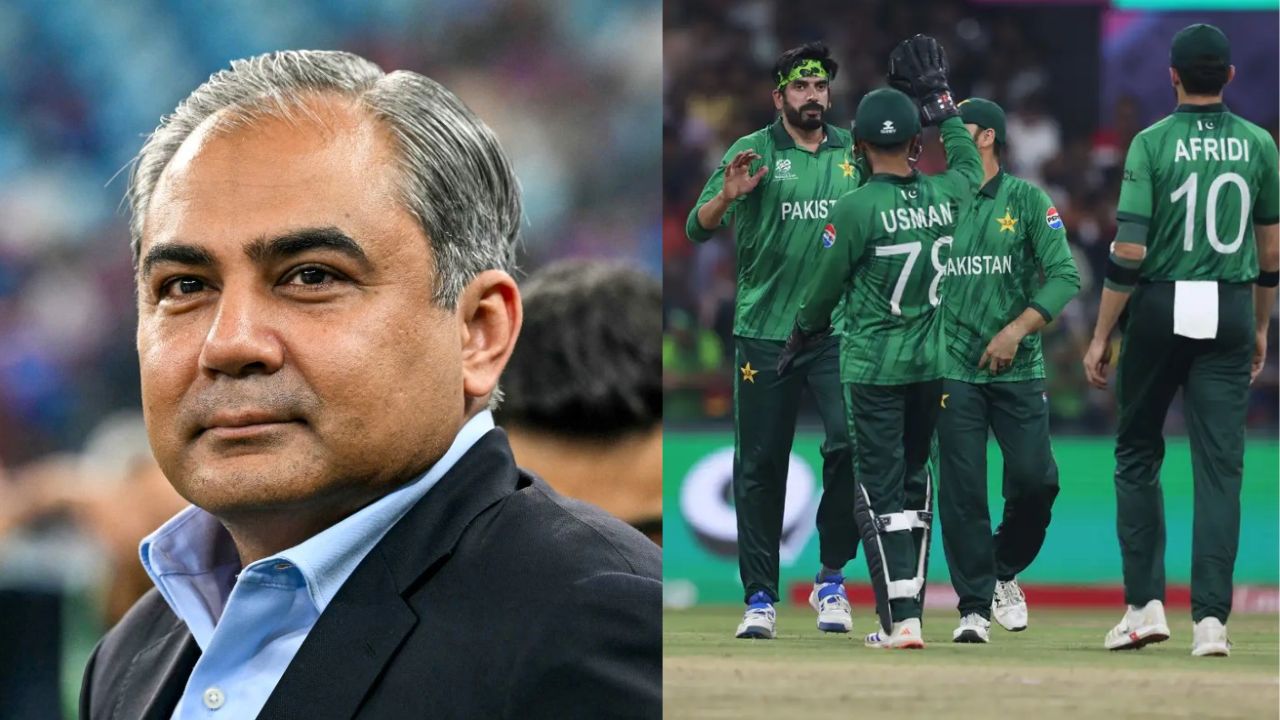 PCB Chief Mohsin Naqvi lost his anger on Pakistan Team After IND vs PAK Match