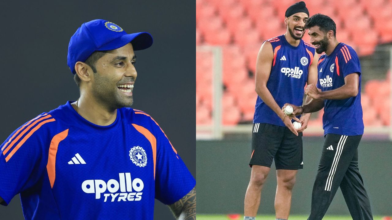 Suryakumar Yadav Speak About Jasprit Bumrah and Arshdeep Singh Suryakumar Yadav Speak About Jasprit Bumrah and Arshdeep Singh