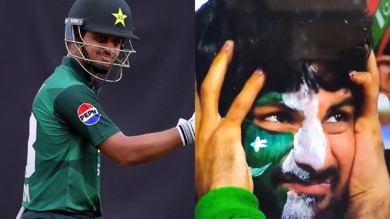 ENG vs PAK After Saim Ayub Wicket one pakistani fan lost his control