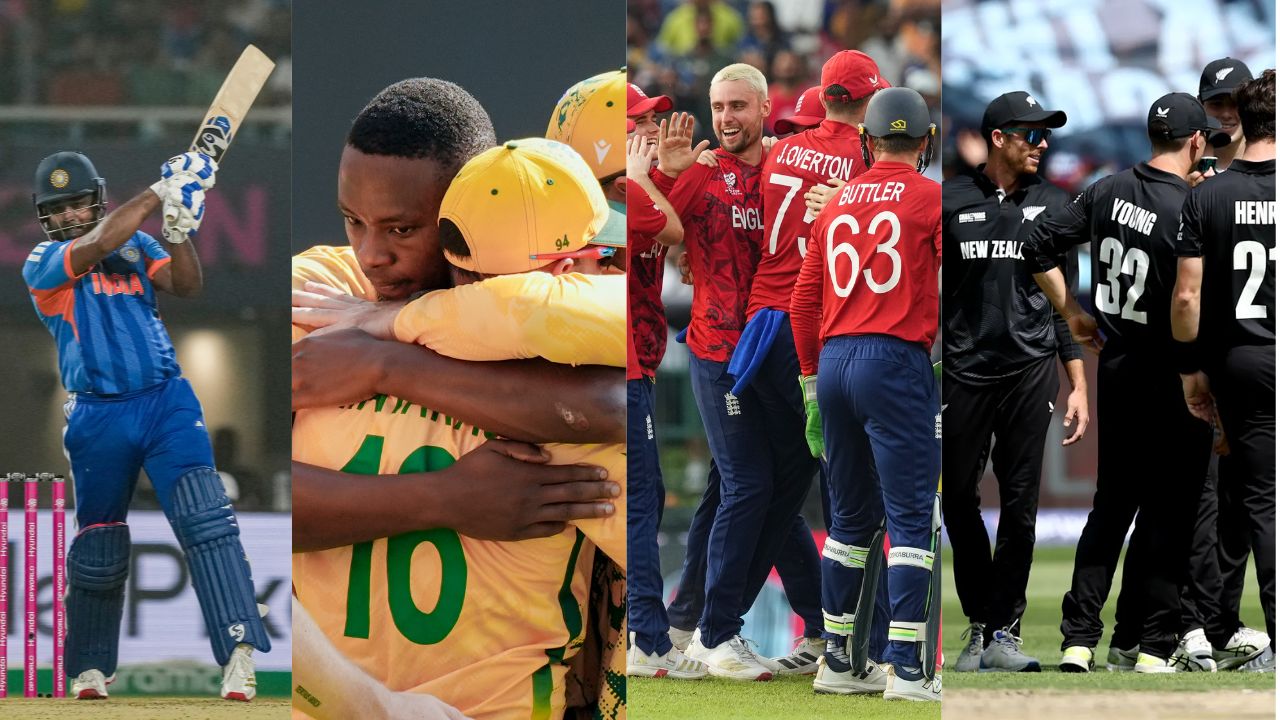 T20 World Cup 2026 Semifinalist, Team India, South Africa, England and New Zealand