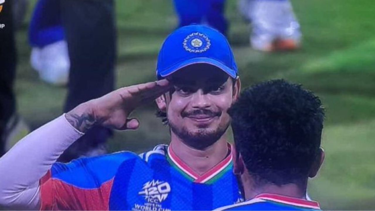 Ishan Kishan Salute to Jasprit Bumrah