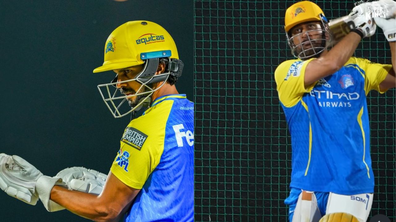 Ruturaj Gaikwad and MS Dhoni