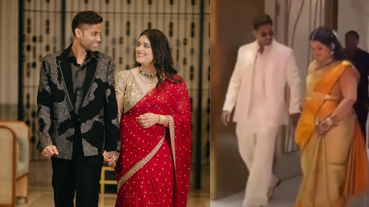 Suryakumar yadav and his wife Devisha Shetty