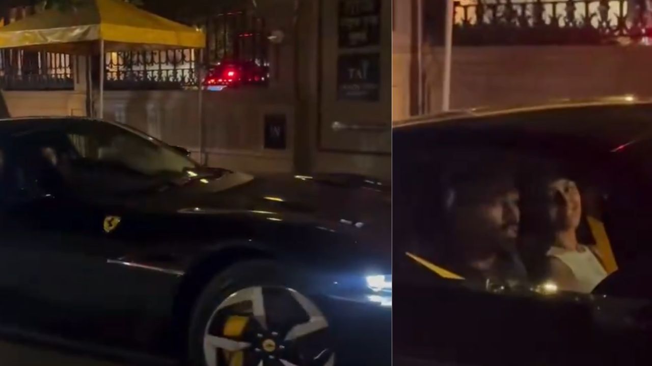 Hardik Pandya has bought Ferrari 12Cilindri long drive with girlfriend Mahieka Sharma
