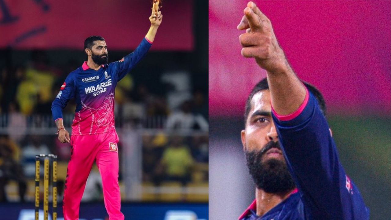 Ravindra Jadeja gun celebration