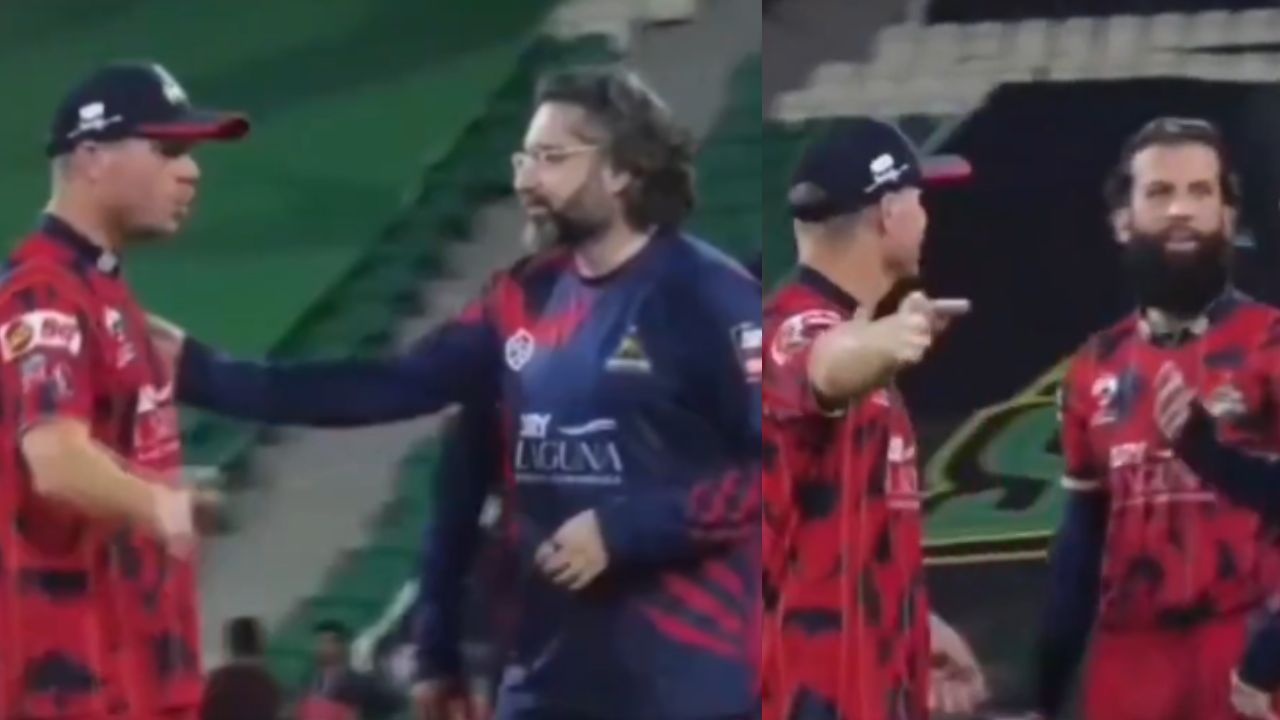 PSL David Warner argument with Moeen Ali in Pakistan Super League