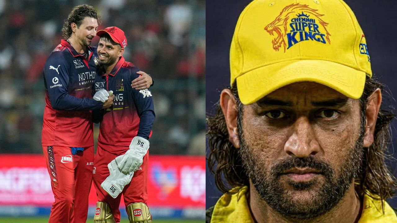 RCB Instagram Post on Jitesh Sharma and indirect taunt on CSK wicket keeper MS Dhoni