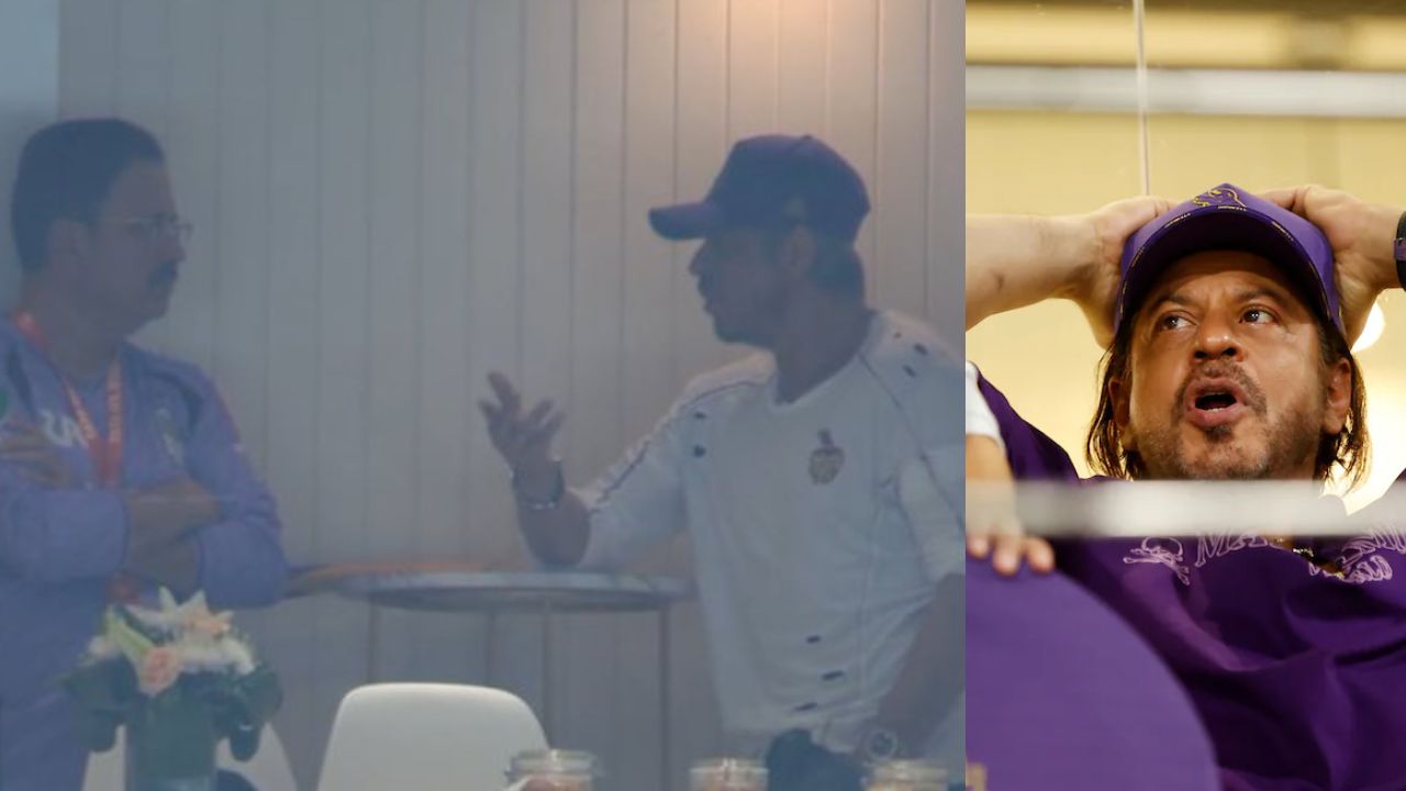 KKR Owner Shah Rukh Khan is upset with Kolkata Knight Riders Performance