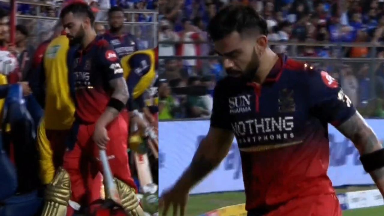 Virat Kohli get angry