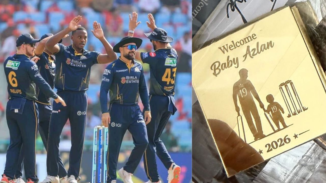Gujarat Titans Star Spinner Rashid Khan Become father of a son