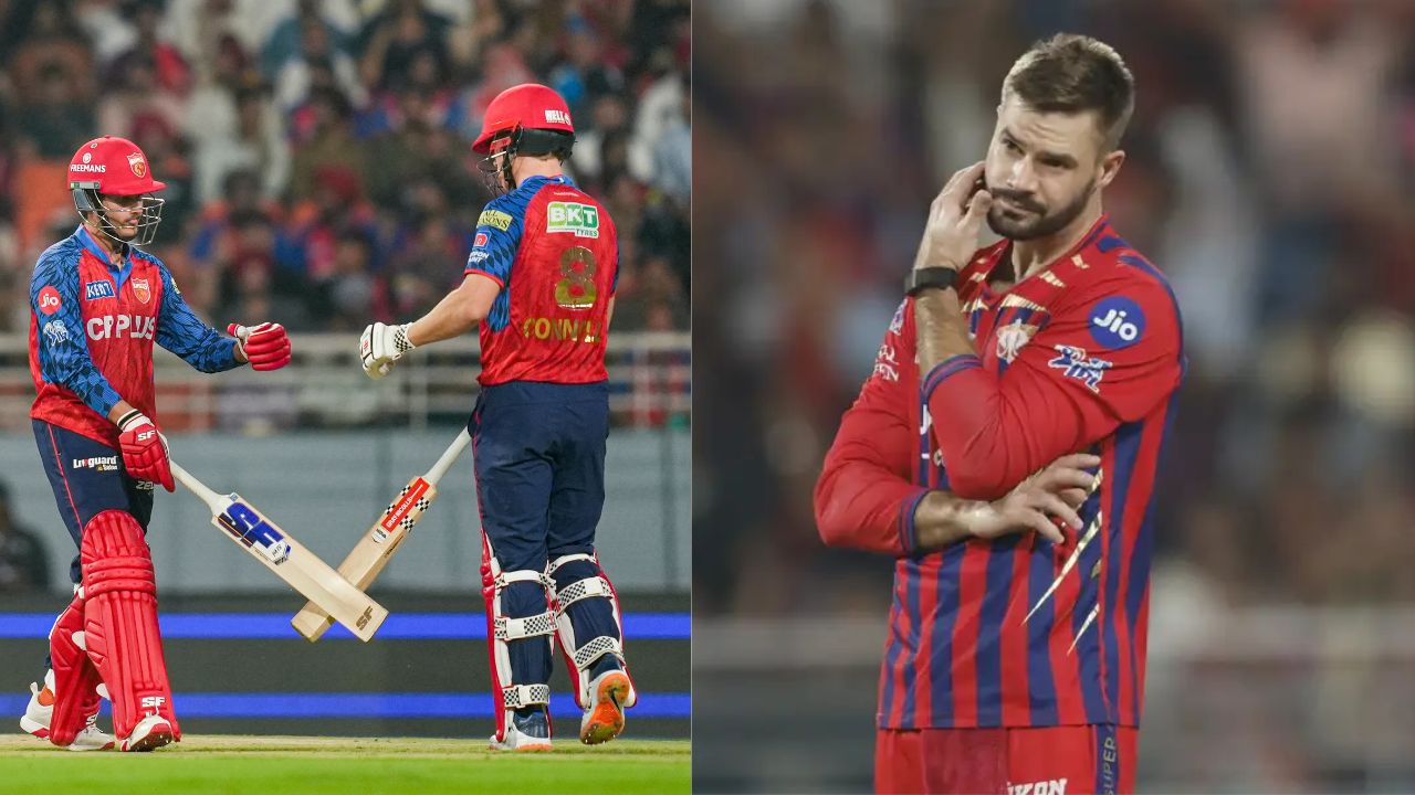 PBKS vs LSG Priyansh Arya Cooper Connolly hit five sixes and 32 runs against Aiden Markram