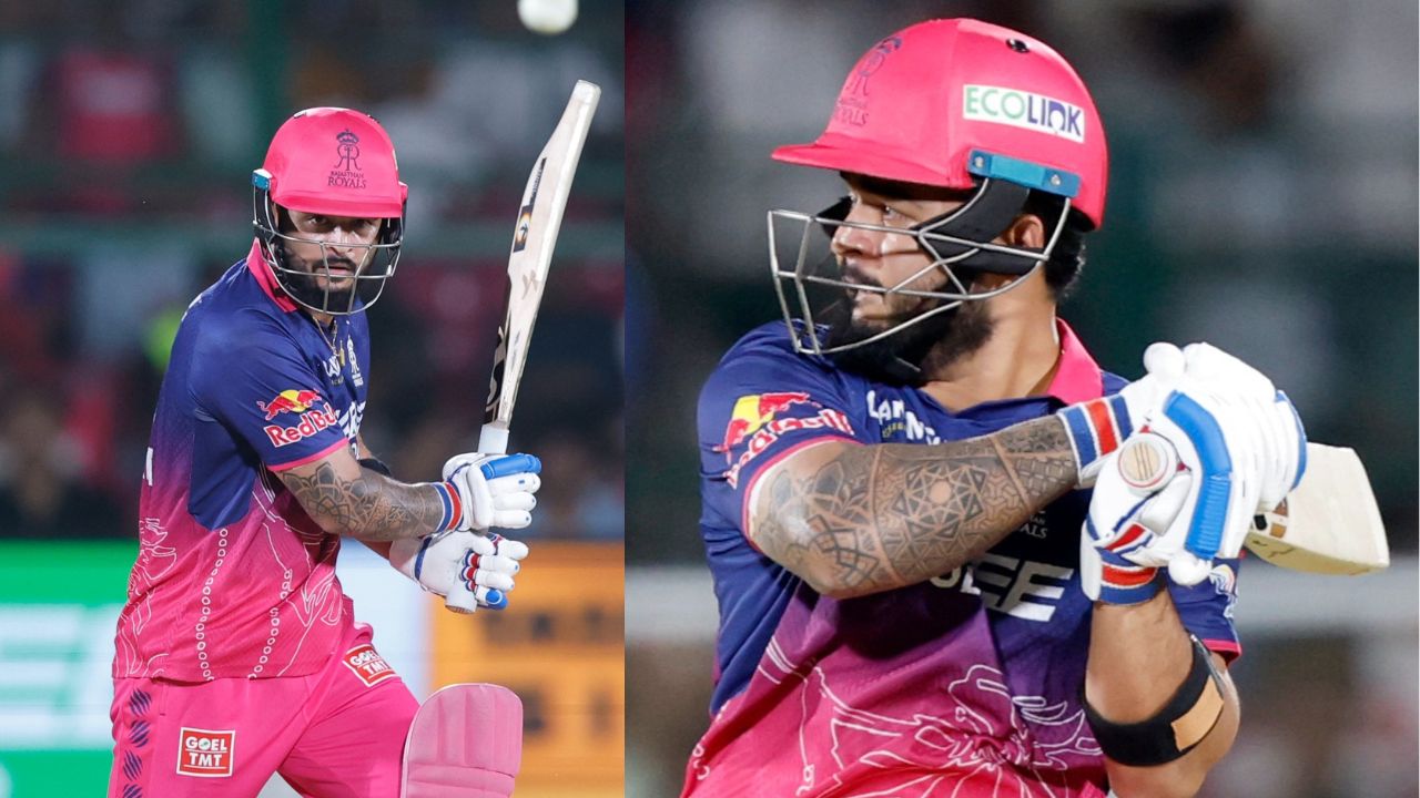 Rajasthan Royals Captain Riyan Parag hit 90 runs against delhi Capitals