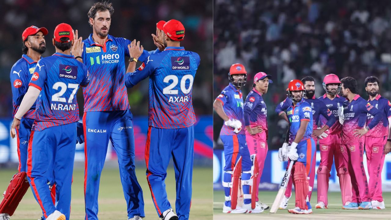 RR vs DC Delhi Capitals beat Rajasthan Royals by 7 wickets KL Rahul Mitchell Starc