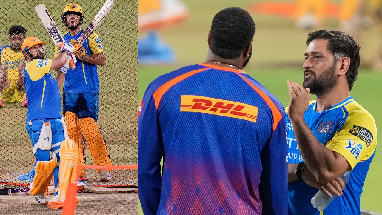 Why MS Dhoni didnt seen in CSK Dugout Coach michael hussey